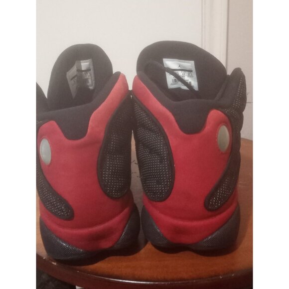 Men's Nike Air Jordan 13 Retro Bred 2017 Size 9.5 41457-004 Black Red - Picture 13 of 15
